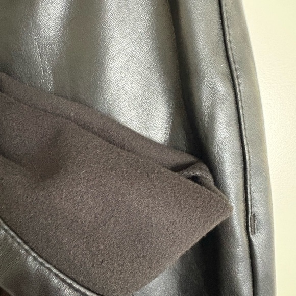 Ashley Mason Black Faux Leather Pants | Size 29 | NWT - Picture 4 of 6